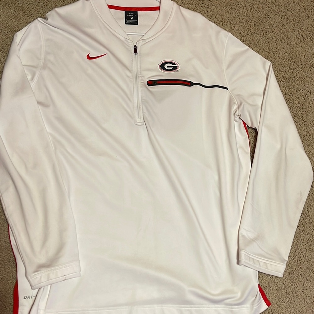 Georgia bulldogs 3/4 zip